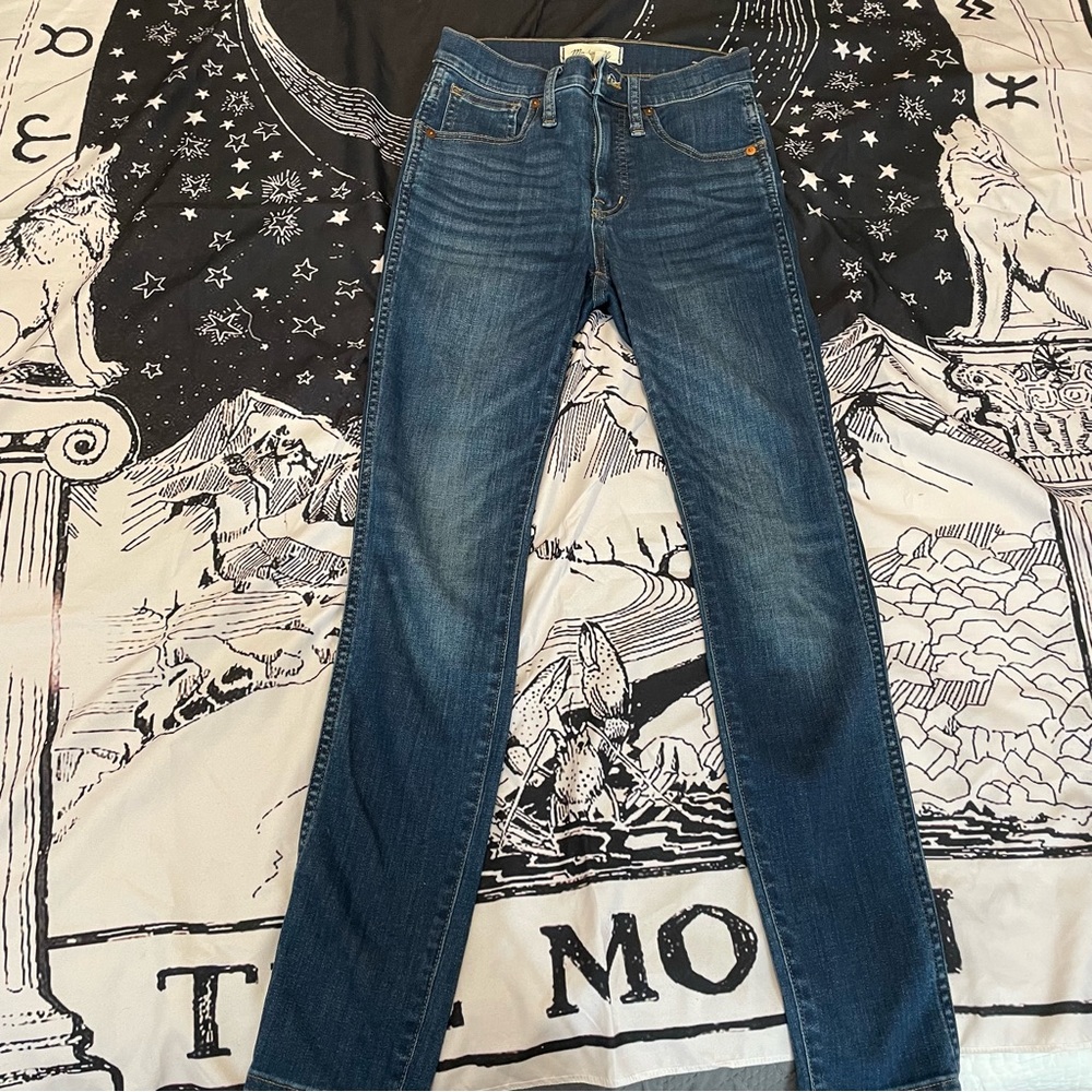 Madewell 10"" High Rise Skinny Jeans in Alabara Wash